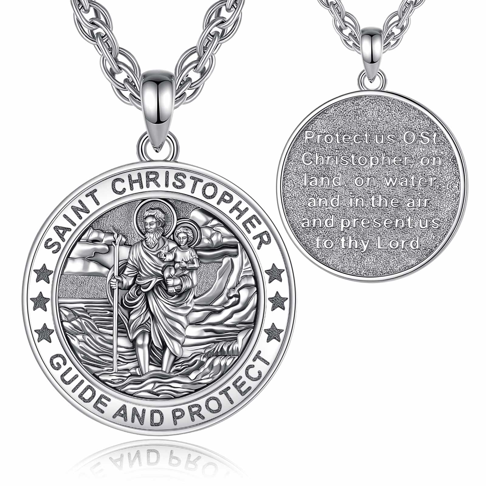 Médaille protection ronde