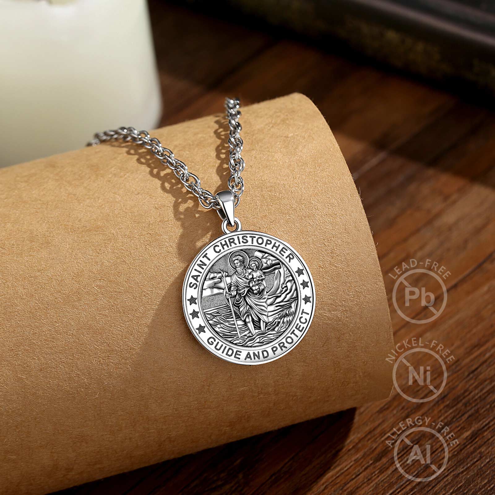 Médaille protection ronde – Image 2